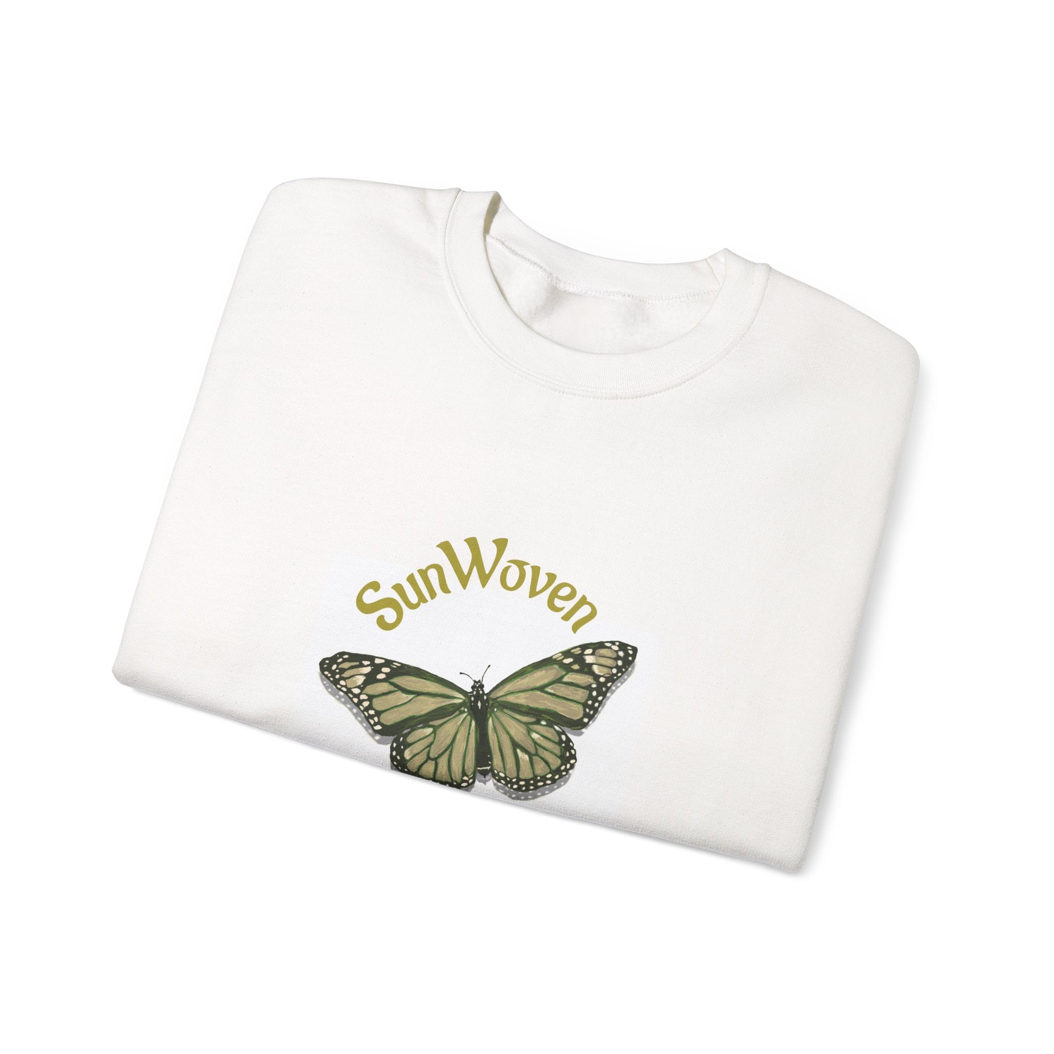 Butterfly 'SunWoven' Crewneck Sweatshirt
